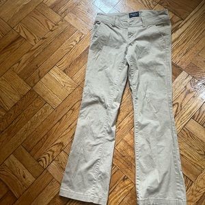 Khaki bootcut American Eagle size 4
